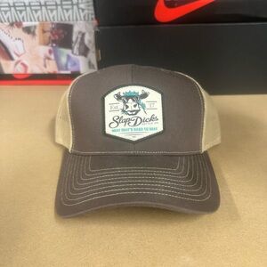Slap Dicks brown and tan truckers hat